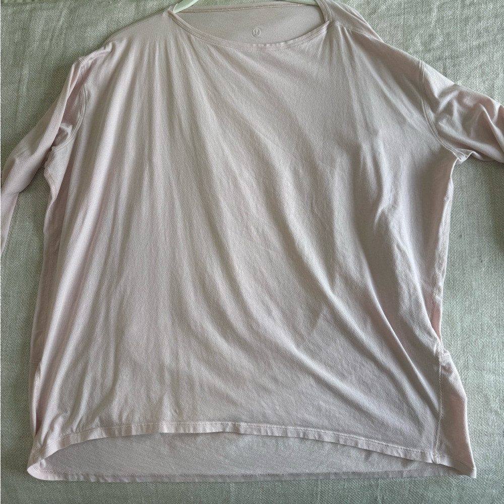 lululemon Back In Action  Cotton Long-Sleeve Shirt